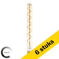 Aanbieding: 6x Eglo LED lamp E27 | Buislamp T30 | Filament | Amber | 1600K | Dimbaar | 30 cm | 4W (18W)