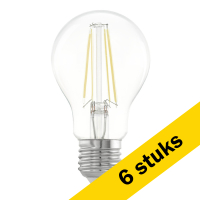 Aanbieding: 6x Eglo LED lamp E27 | Peer A60 | Helder | Filament | 2700K | 7.3W