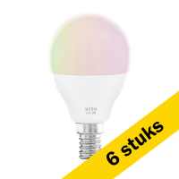 Aanbieding: 6x Eglo Smart lamp E14 | Kogel P45 | Mat | RGB + 2700-6500K | Zigbee | 4.9W