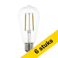 Aanbieding: 6x Eglo Smart lamp E27 | Edison ST64 | Helder | 2200-6500K | Zigbee | 8W
