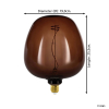 Eglo Colors lamp E27 | Globe G190 | Congnac | 2000K | Dimbaar | 4W  LEG00240 - 5