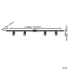 Eglo Easy Track Railverlichting startset | GU10 | 4 spots | Zwart  LEG00426 - 3