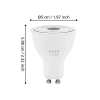 Eglo GU10 Smart led | PAR16 | Mat | RGB + 2700-6500K | Zigbee | 4.9W | 3 stuks + afstandsbediening LEG00702 - 8