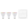 Eglo GU10 Smart led | PAR16 | Mat | RGB + 2700-6500K | Zigbee | 4.9W | 3 stuks + slimme schakelaar LEG00698 - 1