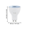 Eglo GU10 Smart led | PAR16 | Mat | RGB + 2700-6500K | Zigbee | 4.9W LEG00657 - 7