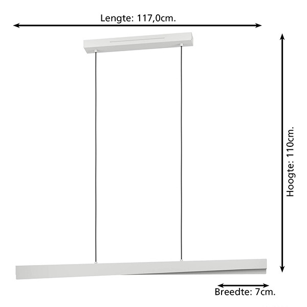 Eglo Hanglamp | Bolognano-Z | RGB + 2700-6500 | Grijs | Zigbee LEG00532 - 6