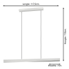 Eglo Hanglamp | Bolognano-Z | RGB + 2700-6500 | Grijs | Zigbee LEG00532 - 6