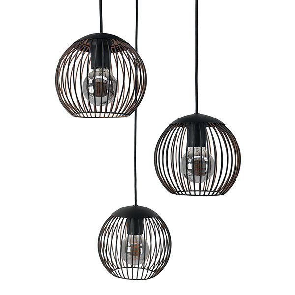 Eglo Hanglamp 3x E27 | Almanzora | Rond | Zwart LEG00544 - 3