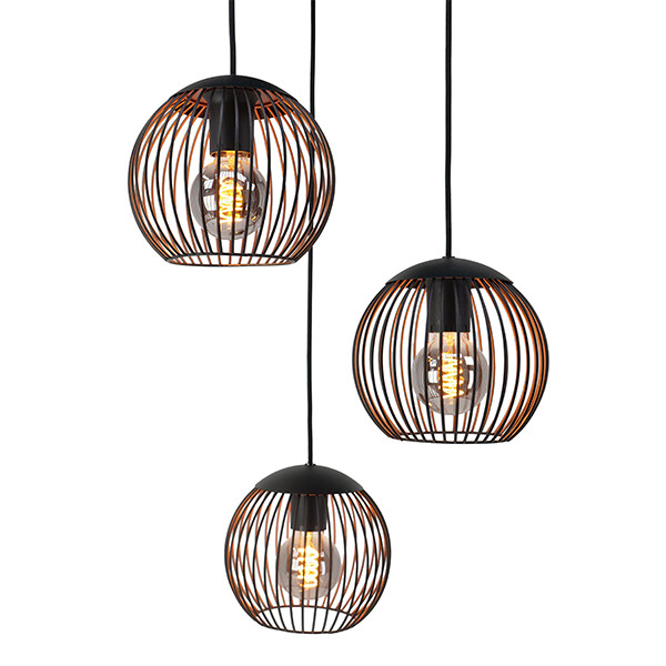 Eglo Hanglamp 3x E27 | Almanzora | Rond | Zwart LEG00544 - 1