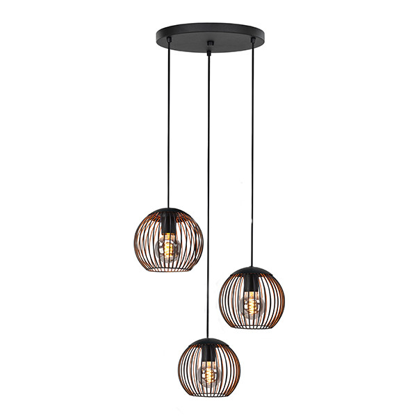 Eglo Hanglamp 3x E27 | Almanzora | Rond | Zwart LEG00544 - 2
