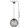 Eglo Hanglamp E27 | Almanzora | Rond | Zwart LEG00540 - 5