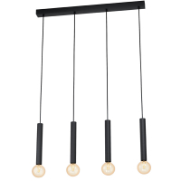 Eglo Hanglamp E27 | Cortenova 4 | Zwart  LEG00195