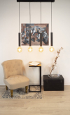 Eglo Hanglamp E27 | Cortenova 4 | Zwart  LEG00195 - 4