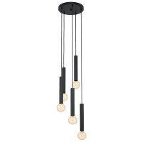 Eglo Hanglamp E27 | Cortenova 5 | Zwart  LEG00196