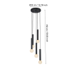Eglo Hanglamp E27 | Cortenova 5 | Zwart  LEG00196 - 4