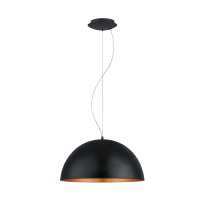 Eglo Hanglamp E27 | Gaetano 1 | Ø 53 cm | Zwart/Koper  LEG00211