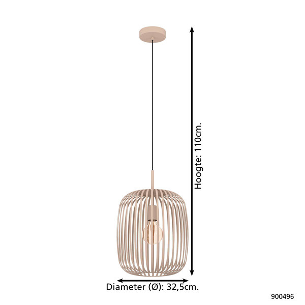 Eglo Hanglamp E27 | Romazzina | Zandkleur LEG00279 - 5