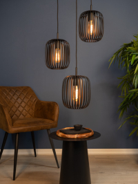 Eglo Hanglamp E27 | Romazzina 3 | Rond Zwart LEG00276