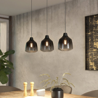 Eglo Hanglamp E27 | Sedbergh 3 | Zwart LEG00281