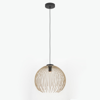 Eglo Hanglamp E27 | Venezuela | Ø 40 cm | Zwart/Goud  LEG00290