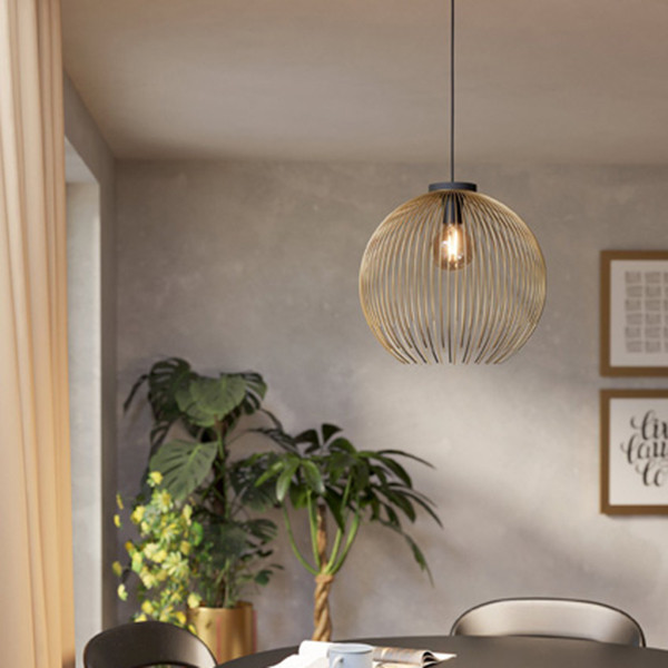 Eglo Hanglamp E27 | Venezuela | Ø 40 cm | Zwart/Goud  LEG00290 - 8