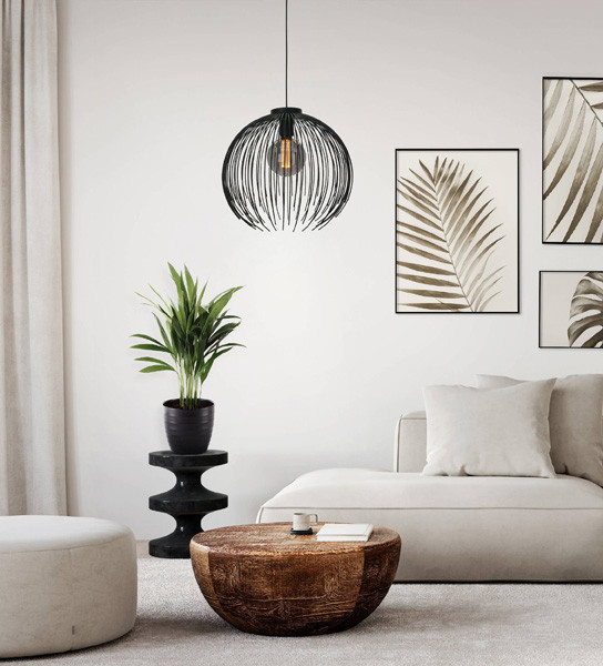 Eglo Hanglamp E27 | Venezuela | Ø 40 cm | Zwart  LEG00289 - 3