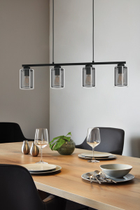 Eglo Hanglamp E27 | Zocabon | Zwart LEG00296