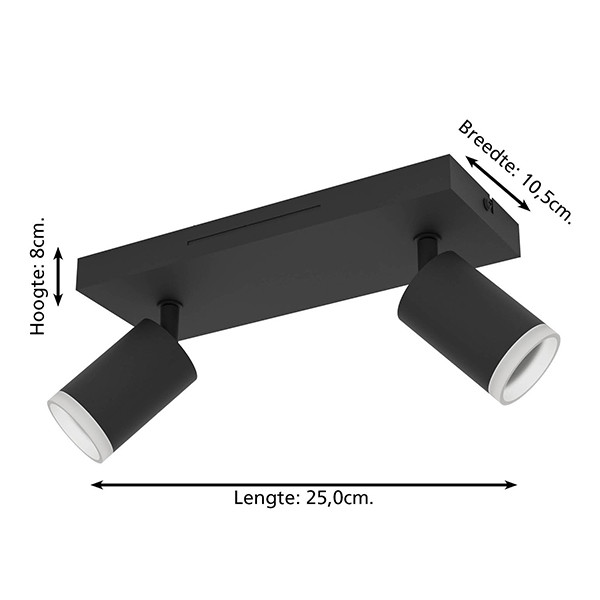 Eglo LED Plafondlamp | Melitello-Z | Rond | 2700-6500K | 1100 lumen | Zigbee | 3.7W | Zwart LEG00559 - 6