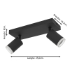 Eglo LED Plafondlamp | Melitello-Z | Rond | 2700-6500K | 1100 lumen | Zigbee | 3.7W | Zwart LEG00559 - 6