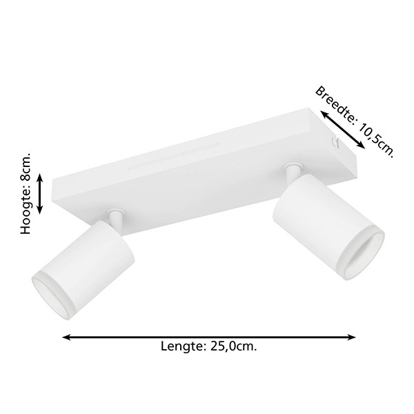 Eglo LED Plafondlamp | Melitello-Z | Rond | RGB + 2700-6500K | 1100 lumen | Zigbee | 3.7W | Wit LEG00590 - 6