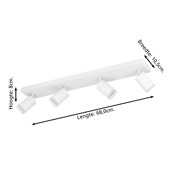 Eglo LED Plafondlamp | Melitello-Z | Rond | RGB + 2700-6500K | 2200 lumen | Zigbee | 3.7W | Wit LEG00591 - 8