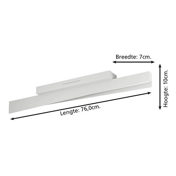 Eglo LED Plafondlamp | Rechthoek | RGB + 2700-6500K | Zigbee | 13.5W | Grijs LEG00531 - 5