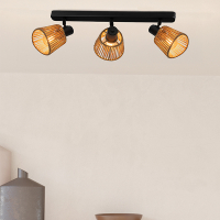 Eglo LED Plafondlamp 3x E14 | Keelby | Rond | IP20 | Zwart LEG00500