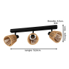 Eglo LED Plafondlamp 3x E14 | Keelby | Rond | IP20 | Zwart LEG00500 - 3