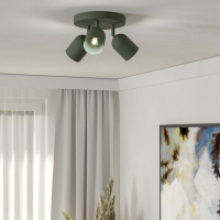 Eglo LED Plafondlamp 3x E14 | Tilston | Rond | IP20 | Groen LEG00503