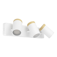 Eglo LED Plafondlamp 3x GU10 | Consuma | Rond | IP44 | Wit LEG00524