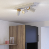 Eglo LED Plafondlamp 3x GU10 | Consuma | Rond | IP44 | Wit LEG00524