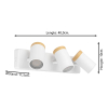 Eglo LED Plafondlamp 3x GU10 | Consuma | Rond | IP44 | Wit LEG00524 - 4