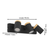 Eglo LED Plafondlamp 3x GU10 | Consuma | Rond | IP44 | Zwart LEG00522 - 5