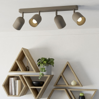 Eglo LED Plafondlamp 4x E14 | Tilston | Rond | IP20 | Zand LEG00510