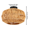 Eglo LED Plafondlamp E27 | Ø 38 cm | Sheldon | Rond | IP20 | Zwart LEG00516 - 5