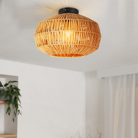 Eglo LED Plafondlamp E27 | Ø 38 cm | Sheldon | Rond | IP20 | Zwart LEG00516