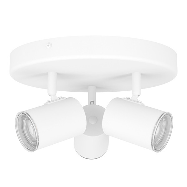 Eglo LED Plafondlamp GU10 | Ø 25 cm | Consuma 1 | Rond | IP44 | Wit LEG00573 - 1