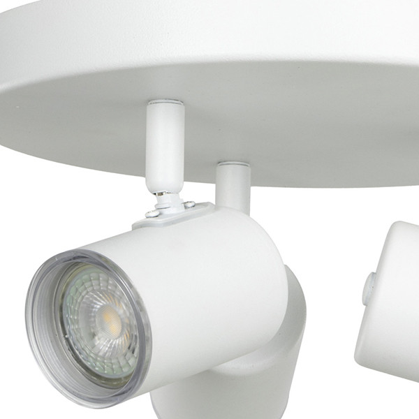Eglo LED Plafondlamp GU10 | Ø 25 cm | Consuma 1 | Rond | IP44 | Wit LEG00573 - 2