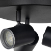Eglo LED Plafondlamp GU10 | Ø 25 cm | Consuma 1 | Rond | IP44 | Zwart LEG00576 - 2