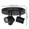 Eglo LED Plafondlamp GU10 | Ø 25 cm | Consuma 1 | Rond | IP44 | Zwart LEG00576 - 4