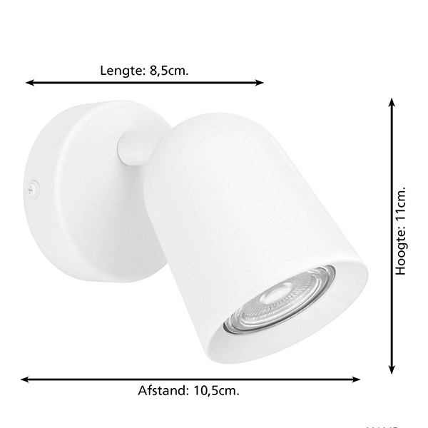 Eglo LED Plafondlamp GU10 | Camaldoli | Rond | IP20 | Wit LEG00563 - 4
