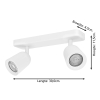 Eglo LED Plafondlamp GU10 | Camaldoli | Rond | IP20 | Wit LEG00564 - 4