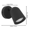 Eglo LED Plafondlamp GU10 | Camaldoli | Rond | IP20 | Zwart LEG00569 - 4