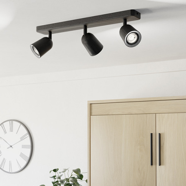 Eglo LED Plafondlamp GU10 | Camaldoli | Rond | IP20 | Zwart LEG00571 - 3